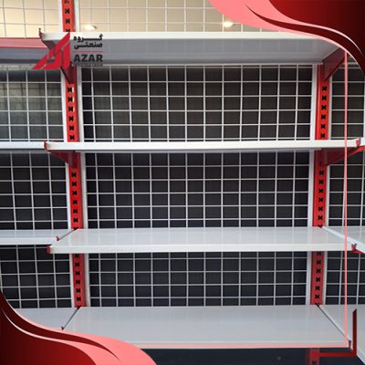 قفسه سوپری 4 طبقه سایز 95×30 ارتفاع 200 سانتی متر